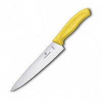 Нож кухонный Victorinox SwissClassic Carving разделочный для мяса 19см Yellow Vx68006.19L8B