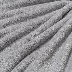 Двостороння махрова тканина світло-сірого кольору