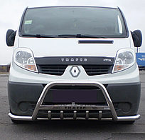 Кенгурятник нерж на Renault Trafic 2015-