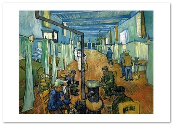 Открытка Vincent van Gogh — Ward in the Hospital in Arles