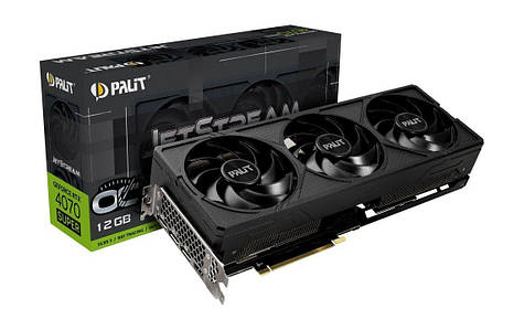 Ігрова відеокарта Palit GeForce RTX 4070 SUPER JetStream OC 12228MB (NED407ST19K9-1043J)