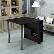 Обідній стіл-книжка трансформер "Святковий" Дуб Венге (1515x800x730) Гамма стиль