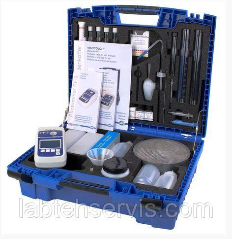 Міні лабораторія VISOCOLOR для аналізу ґрунту за допомогою фотометра PF‑3 Soil