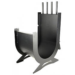 Набір для каміна з корзиною для дров "Перун"