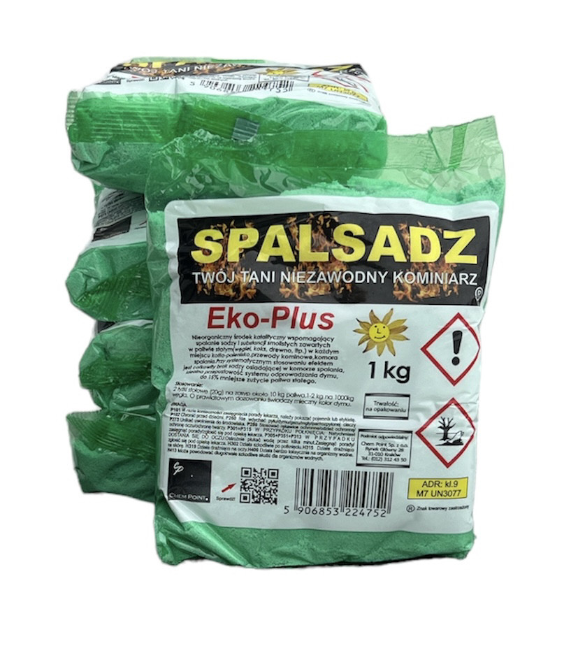 Засіб для видалення сажі Spalsadz Eco-Plus Оригінал Польща спальзац 5 кг