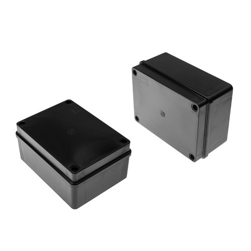 Розподільча коробка ЧОРНА 240x190x90 IP65 без сальників
