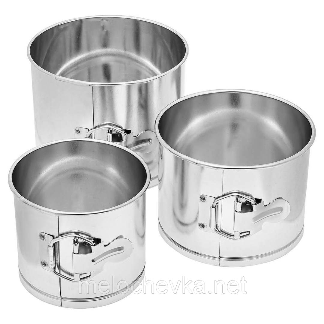 Форми роз'ємні для випікання пасхи 3 шт.