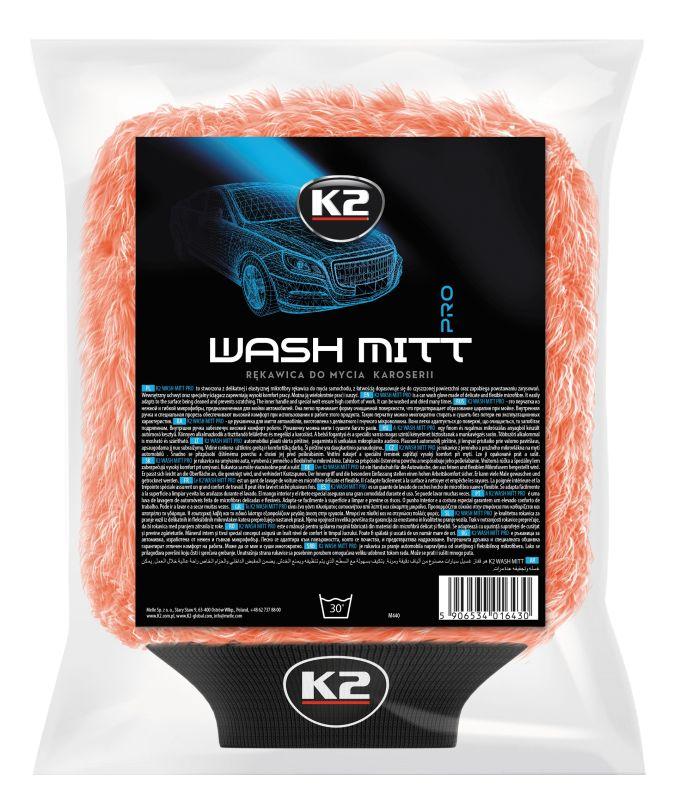 Рукавичка з мікрофібри трикотажна для миття автомобілів WASH MITT K2 (M440)