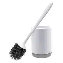 Йоржик для унітаза силіконовий, Йоржик щітка для туалету силіконовий підлоговий і підвісний, фото 2