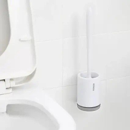 Йоржик для унітаза силіконовий, Йоржик щітка для туалету силіконовий підлоговий і підвісний, фото 1