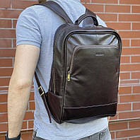 Коричневый мужской рюкзак молодёжный Newery N1003GC высокое качество