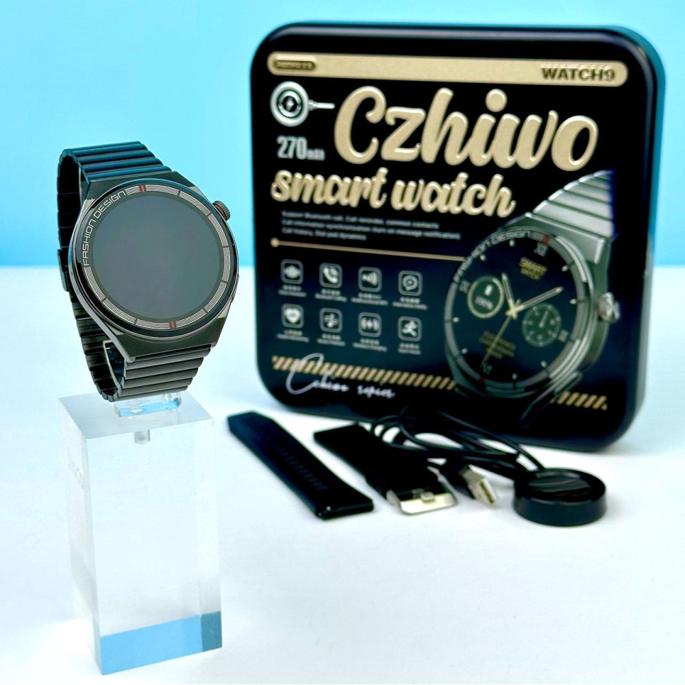 Водонепроникний смарт-годинник Remax 9 CZHIWO IP67 з amoled-екраном, NFC, дзвінком і GPS від телефона