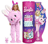 Кукла Барби Банни Кролик зайка плюшевый костюм Barbie Cutie Reveal Bunny Plush Costume