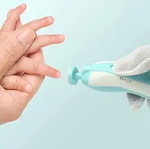 Дитячий тример для нігтів 6 в 1 Baby Nail Trimmer, Манікюрний набір для дітей і дорослих із насадками для шліф, фото 3