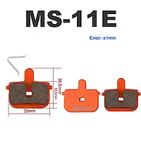 Гальмівні колодки Meroca ms-11E tongl