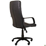 Офісне крісло Атлет-PL Tilt шкірозамінник чорний, фото 5