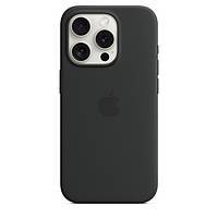 Apple Silicone Case Full iPhone 15 Pro, чехол максейф для iPhone 15 Pro Animation Black