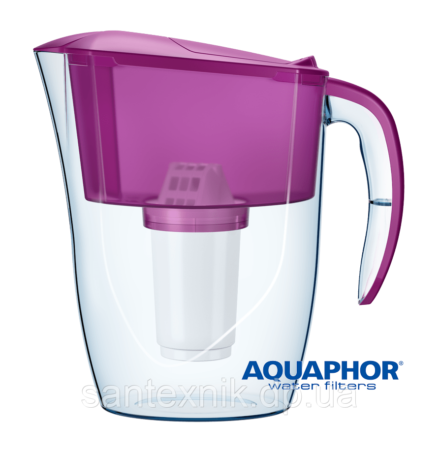 Фільтр-глечик Аквафор Смайл (цикламен) Aquaphor Smile з картриджем А5