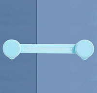 Захист для дітей на меблі, замок від дітей, дитяча безпека Блакитний 15 см