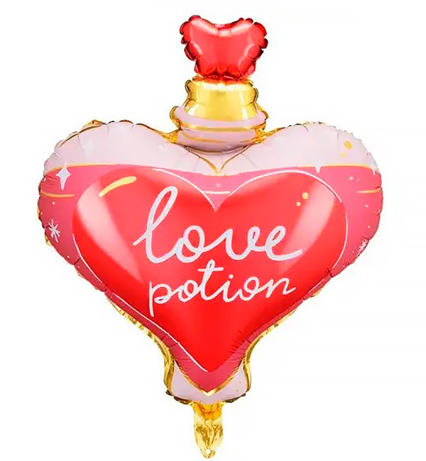 Повітряна кулька "Еліксир кохання", 54 x 66 см., Польща