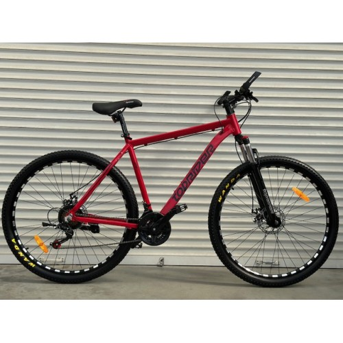 Велосипед гірський алюмінієвий Toprider 670 29" рама 21 Shimano Червоний