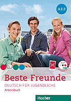 Рабочая тетрадь по немецкому языку Beste Freunde A2.2: Arbeitsbuch mit Audio-CD 978-3-19-601052-7