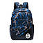Рюкзак для школи та подорожей ZWX USB підключення, колір синій, розмір 50х32х20 + Подарунок, фото 2