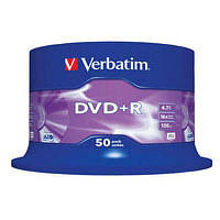 Диск DVD Verbatim 4.7Gb 16X CakeBox 50 шт (43550)