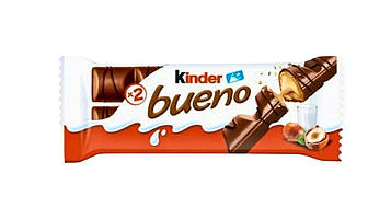 Шоколадні батончики Kinder Bueno, 39 г, 15 уп/ящ