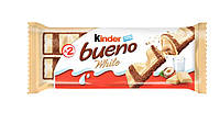 Шоколадные батончики Kinder Bueno White, 39 г, 15 уп/ящ