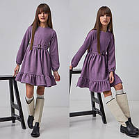 Нарядна сукня на дівчинку 134 см Замш 002687