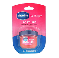 Бальзам для губ Lip Therapy Rosy Lip Balm розовый оттенок Vaseline 7 г