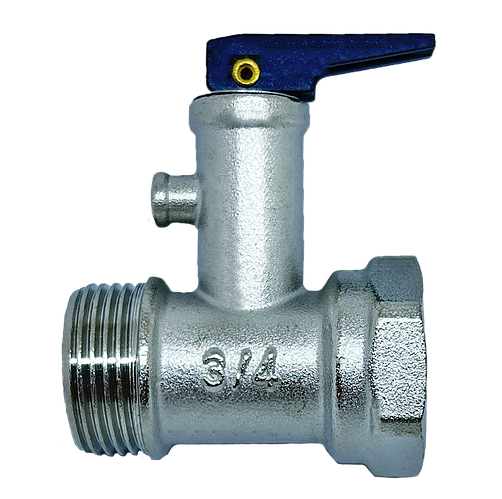 Предохранительный клапан 3/4" 6 бар для бойлера (кран) с обратным ...