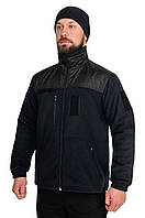 Тактична флісова кофта Jacket Dark blue Ultrasoft М-300 темно-синя WinTac