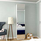 Шафа з дзеркалом розпашна HOLD №3. Шафи в спальню і передпокій. Шафа для одягу платяна