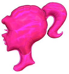 Повітряна кулька "Barbie", 65х61 см., колір - рожевий