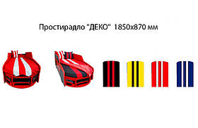 Спортивне кольорове покривало-простирадло Еліт (1850х870 мм) тканина рогожка, для дитячого ліжечка машинки