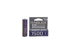 Акумулятор Rablex 18650 li-ion 1500 mah, літій-іонний акумулятор 18650