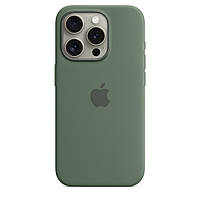Apple Silicone Case Full iPhone 15 Pro, чехол максейф для iPhone 15 Pro Animation кипарис