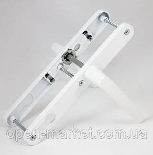 Дверна ручка з пружиною для ПВХ дверей 28/92 мм. біла