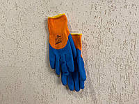 Cтроительные перчатки зимние полиуретановые со вспененным латексом PD-1
