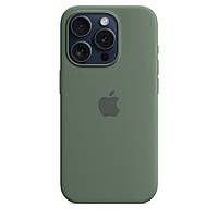 Чехол Soft Touch iPhone 15 Pro, оригинальный чехол для Apple iPhone 15 Pro MagSafe Case кипарис