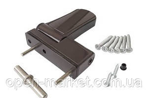 Дверна регульована петля (14-18) AKSIS: JUNIOR коричнева (Ral 8019)