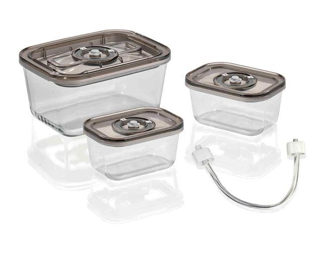 Набір скляних вакуумних контейнерів Caso VacuBoxx Eco-Set 3 шт. 1177
