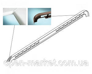 З'єднувальна заглушка 600 мм. біла