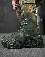 Мужские ботинки LOWA Zephyr HI военная зимняя армейская тактическая обувь хаки для военных весна зима