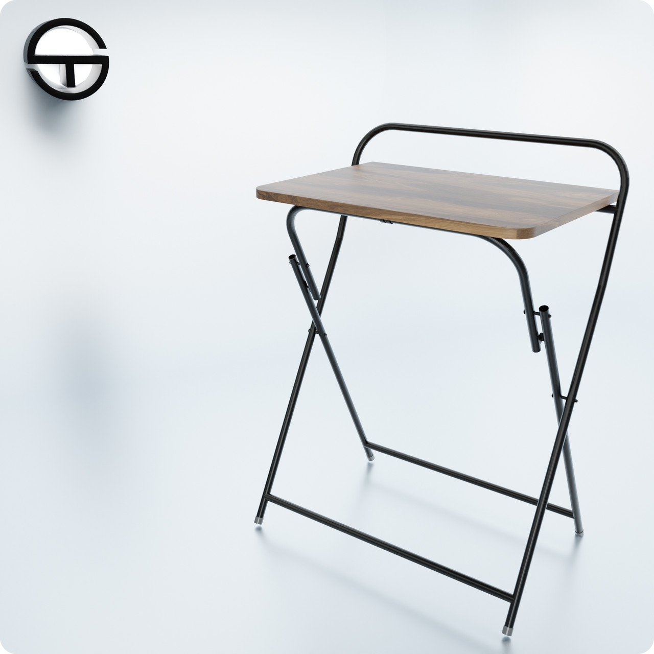 Стіл для продавця. Комп'ютерний складаний стіл COLLEGE, розкладний 720х590х400мм . Столик для ноутбука складний, переносний, фото 1