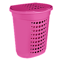 Бак для білизни 60л (Алеана) тено-рожевий