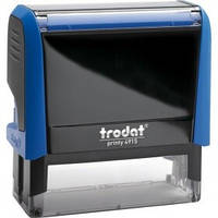 Оснастка для штампа Trodat 4915, 70х25 мм, пластик, синий