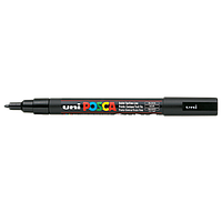 Маркер Uni Posca для всіх типів поверхні Чорний (PC-3M.Black)